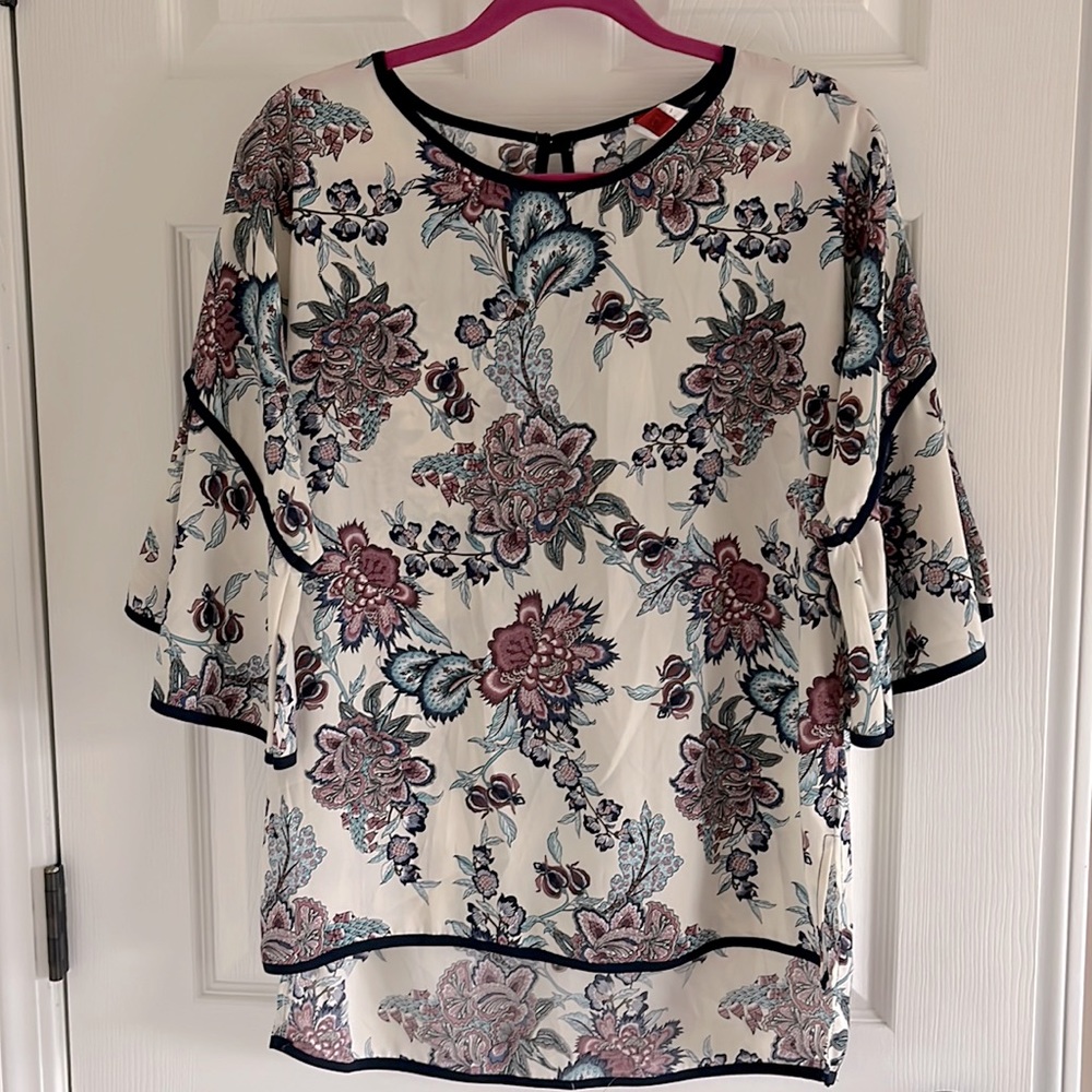 Vintage print blouse